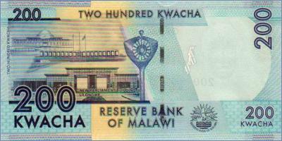 Малави 200 квач  2017.01.01 Pick# 60d