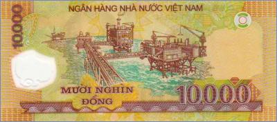 Вьетнам 10000 донг  (20)09 Pick# 119d