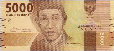 Индонезия 5000 рупий  2016 Pick# 156a