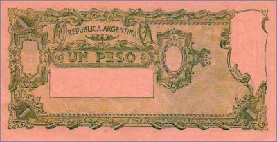 Аргентина 1 песо  1947(1948-1951) Pick# 257