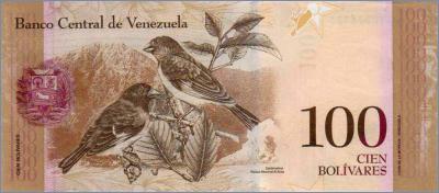 Венесуэла 100 боливаров  2013.10.29 Pick# 93g