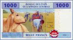 Центрально-Африканские Штаты 1000 франков (Камерун)  2002 Pick# 207U?