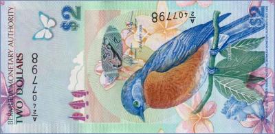 Бермудские острова 2 доллара  2009 Pick# 57c
