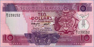 Соломоновы Острова 10 долларов  ND (1986) Pick# 15
