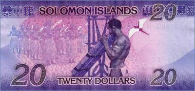 Соломоновы Острова 20 долларов  ND (2017) Pick# 34