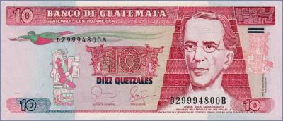 Гватемала 10 кетсалей  2006 Pick# 111a