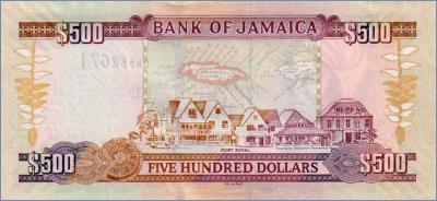 Ямайка 500 долларов  2008 Pick# 85f