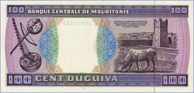 Мавритания 100 угий  1996 Pick# 4h