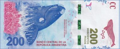 Аргентина 200 песо  ND (2016) Pick# 364