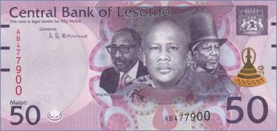 Лесото 50 малоти  2021 Pick# New