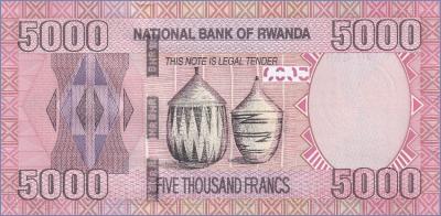 Руанда 5000 франков  2014 Pick# 41