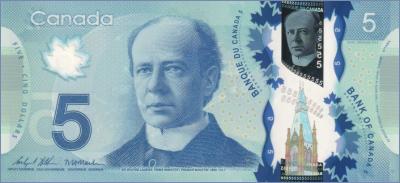 Канада 5 долларов  2013 (2021) Pick# 106d