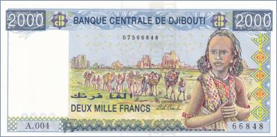 Джибути 2000 франков  (2008) Pick# 43