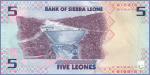 Сьерра-Леоне 5 леоне  2022 Pick# New