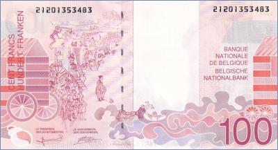 Бельгия 100 франков  ND (1995-2001) Pick# 147
