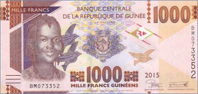 Гвинея 1000 франков  2015 Pick# 48a