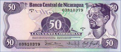 Никарагуа 50 кордоб  1984 Pick# 140