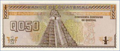 Гватемала 0.5 кетсаля  1992 Pick# 72b