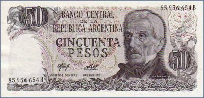 Аргентина 50 песо  1976-78 Pick# 301b