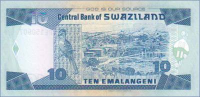 Свазиленд 10 эмалангени  2006 Pick# 29c