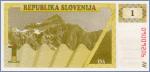Словения 1 толар  1990 Pick# 1a