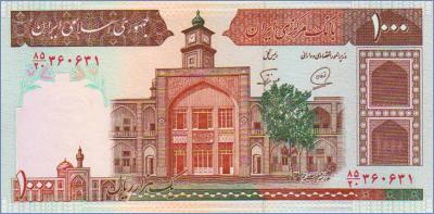 Иран 1000 риалов   ND(1986-2005) Pick# 138h