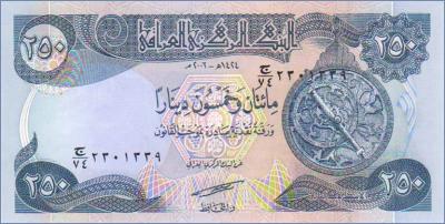 Ирак 250 динаров  2003 Pick# 91