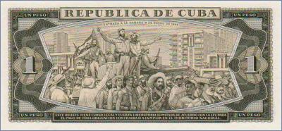 Куба 1 песо  1988 Pick# 102d