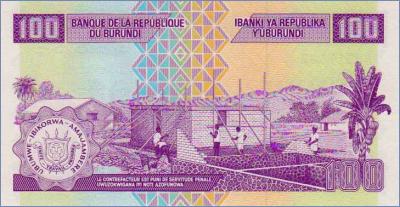 Бурунди 100 франков  2010 Pick# 44a