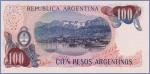 Аргентина 100 песо  1983-1985 Pick# 315a