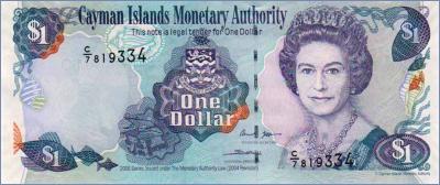 Каймановы острова 1 доллар  2006 Pick# 33d