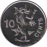  Соломоновы Острова  10 центов 2005 [KM# 27a] 