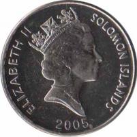  Соломоновы Острова  20 центов 2005 [KM# 28] 