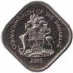  Багамские острова  15 центов 2005 [KM# 62] 