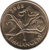  Свазиленд  2 эмалангени 2008 [KM# 46] 