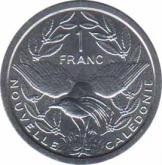  Новая Каледония  1 франк 2011 [KM# 10] 