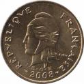  Новая Каледония  100 франков 2008 [KM# 15a] 
