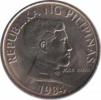  Филиппины  1 песо 1984 [KM# 243.2] 