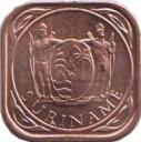  Суринам  5 центов 1988 [KM# 12.1b] 