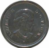  Канада  25 центов 2004 [KM# 493] Олень. 