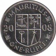  Маврикий  1 рупия 2008 [KM# 55] 