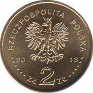  Польша  2 злотых 2013 [KM# 852] 150-ая годовщина восстания 1863 года
