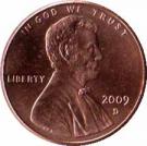 США  1 цент 2009 [KM# 444] 