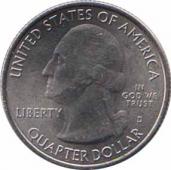  США  25 центов 2013.11.04 [KM# New] Национальный мемориал Маунт-Рашмор