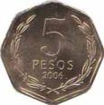  Чили  5 песо 2006 [KM# 232] 