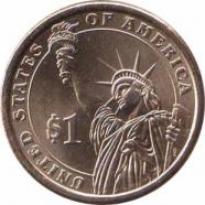  США  1 доллар 2008 [KM# 427] Джон Куинси Адамс