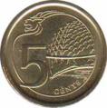 Сингапур  5 центов 2013 [KM# 345] 