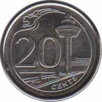  Сингапур  20 центов 2013 [KM# 347] 