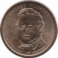  США  1 доллар 2010 [KM# 475] Миллард Филлмор