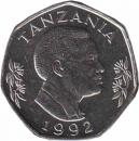  Танзания  20 шиллингов 1992